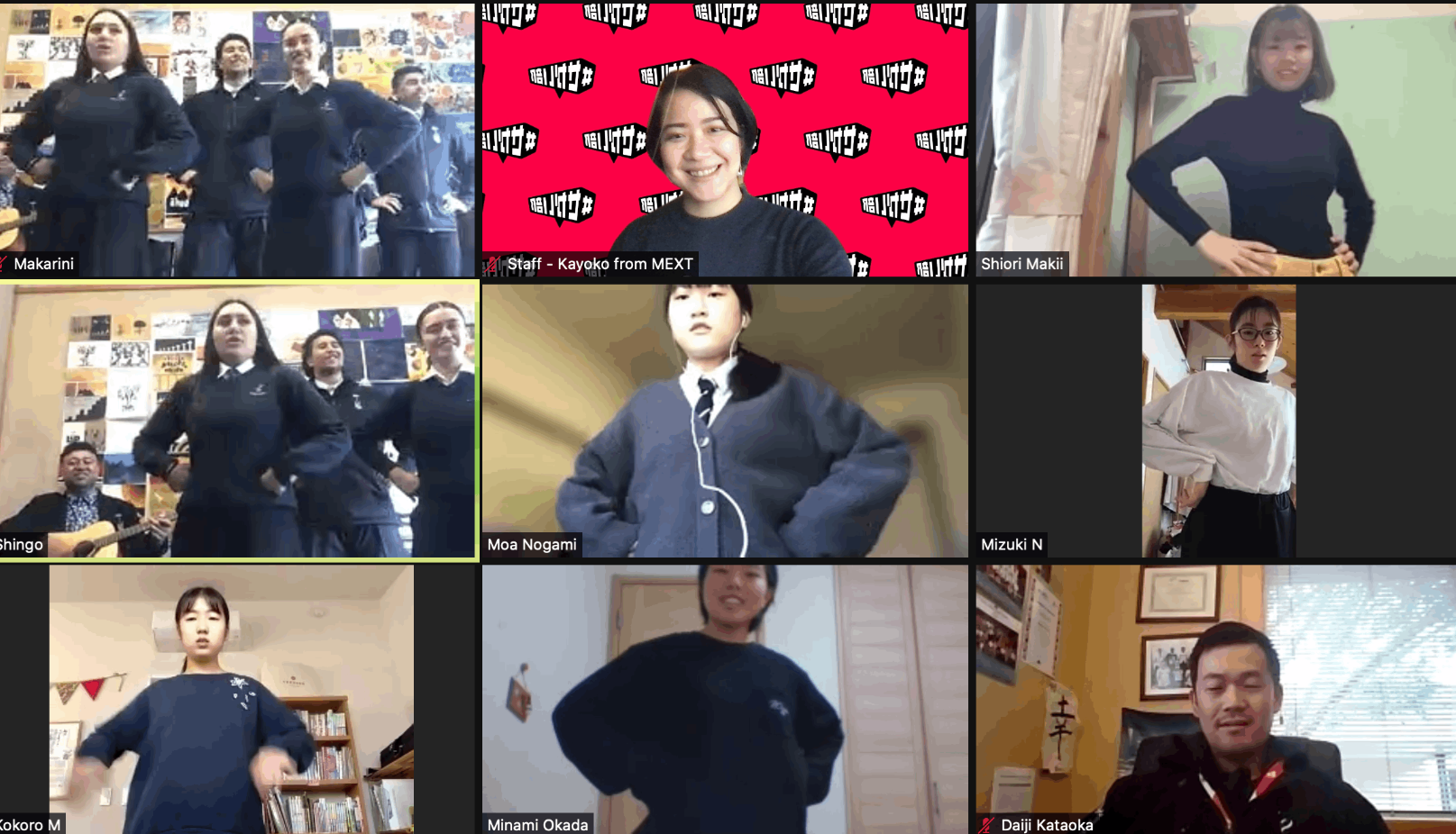 バーチャル留学イベントでNZの伝統文化、ハカを体験